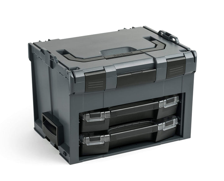 L-BOXX Sortimo LS BOXX 306 | inkl. i-BOXX 72 C3 & i-BOXX 72 I3 in Anthrazit | Professioneller Werkze