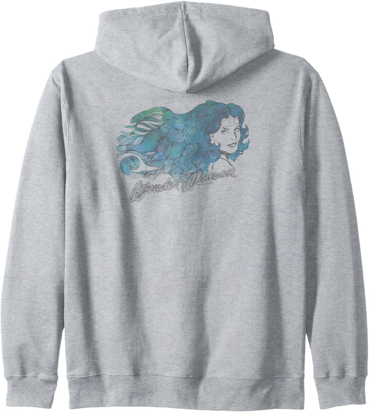 Wonder Woman Watercolor Hair Kapuzenjacke