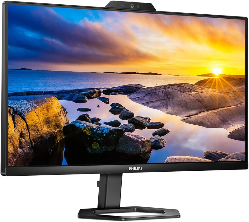 Philips 24E1N5300HE - 24 Zoll FHD USB-C Monitor, Webcam, höhenverstellbar, Lautsprecher (1920x1080,