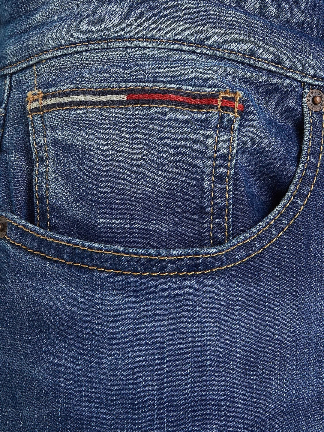 Tommy Jeans Herren Jeanshosen Austin Slim Tapered Wmbs Dm0dm09550 28W / 32L Blau (Wilson Mid Blue St