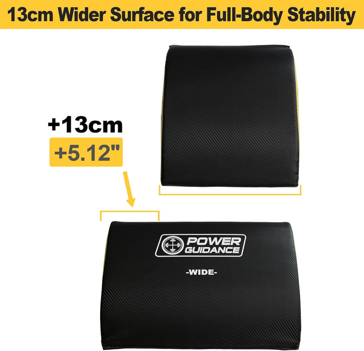 POWER GUIDANCE, Bauchmuskel-Matte，Ab Übung Matte Core Trainer，Sit-Up-Pad Bauch- und Rumpftrainer-Mat