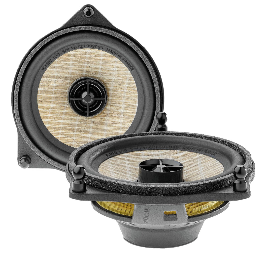 Focal ICMBZ100 Inside 2-Wege Koax Lautsprecher Kompatibel für Mercedes Benz C-Klasse, E-Klasse, S-Kl
