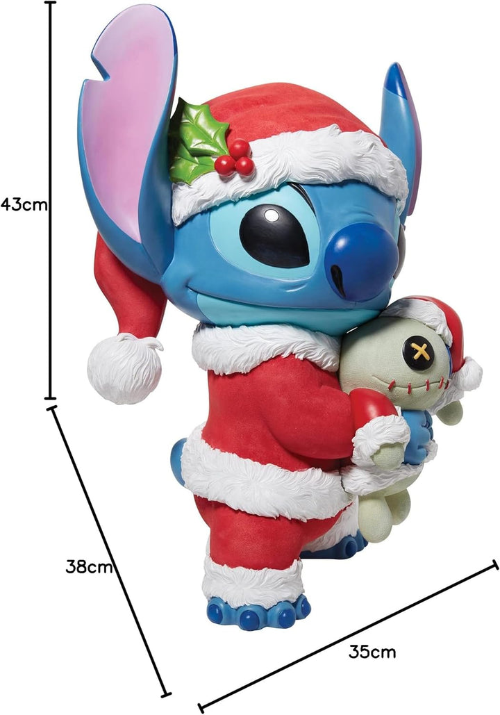Enesco Disney Showcase Lilo and Stitch Weihnachtsmann-Figur, 39 cm, Mehrfarbig Einheitsgrösse Mehrfa