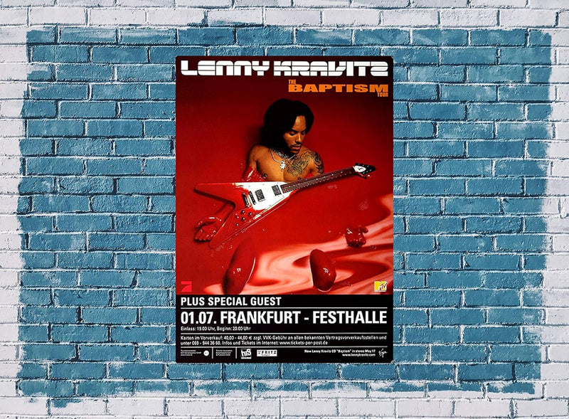 Lenny Kravitz - The Baptism, Frankfurt 2004 » Konzertplakat/Premium Poster | Live Konzert Veranstalt