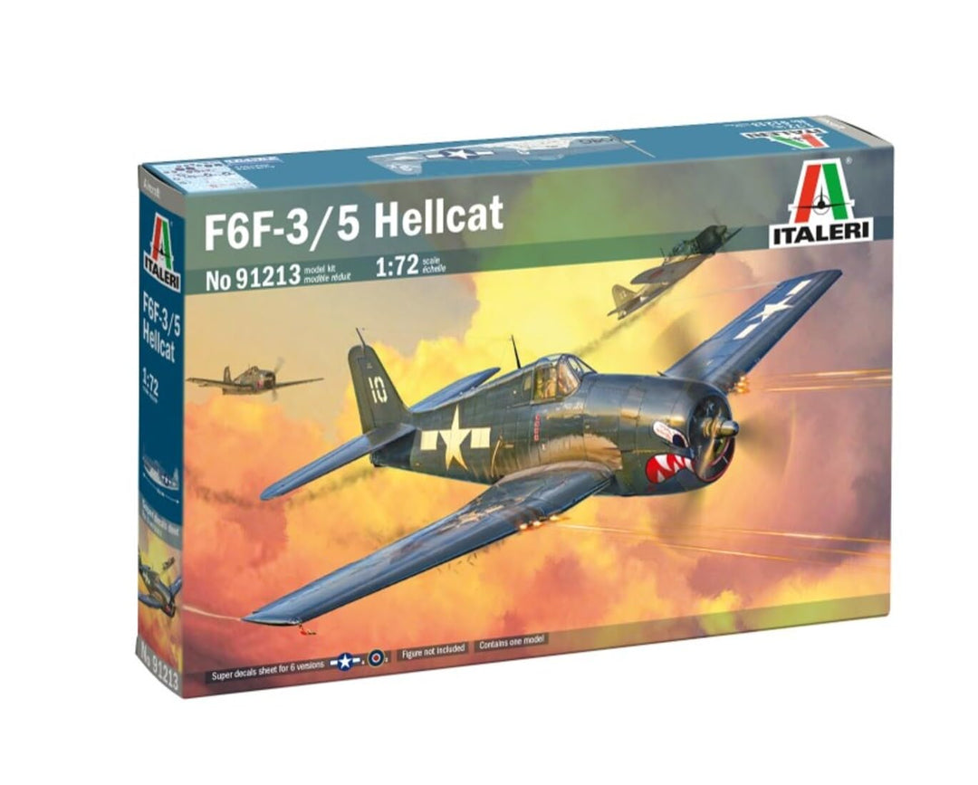 Italeri 91213 1:72 Grumman Hellcat F6 F-3 - Modellbau, Bausatz, Standmodellbau, Basteln, Hobby, Kleb