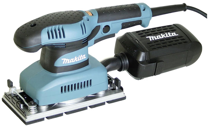 Makita Werkzeug GmbH BO3711J Schwingschleifer 190 W im Makpac, Schwarz, Blau, (L x B x H) 253 x 92 x