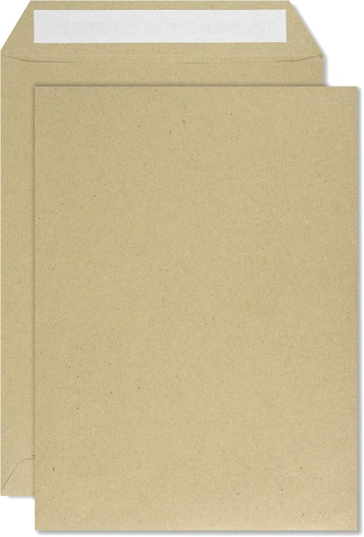 Netuno 500x Versandtasche Braun DIN C5 162 x 229 mm 90g grosser Briefumschlag Braun Maxibrief grosse