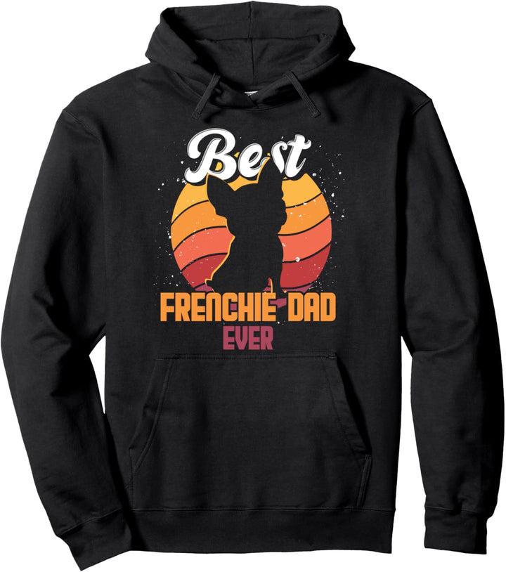 Bester Frenchie Papa aller Zeiten Hund Vatertag Bulldogge Pullover Hoodie