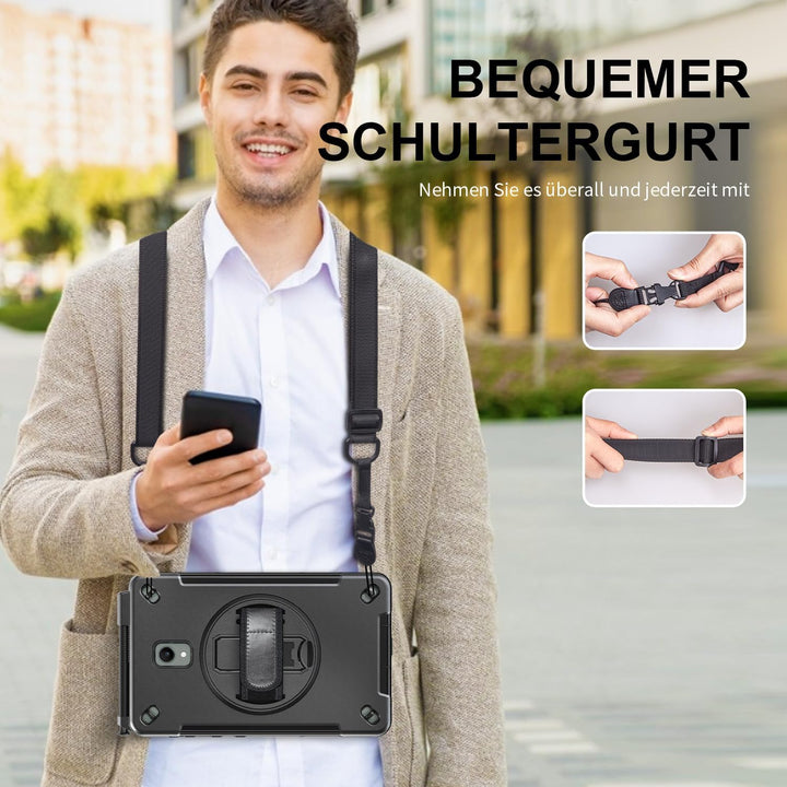 Junfire Panzerhülle Robuste für Samsung Galaxy Tab Active 5 2024 / Tab Active 3 2020 8 Zoll, hülle s