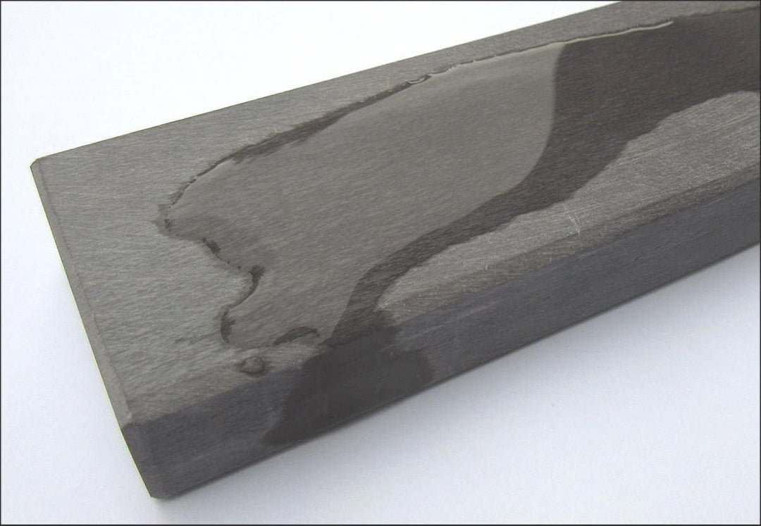 Schleifstein Belgischer Brocken blau Grösse 100x60 mit Edelsteinen Messer-Schärfer
