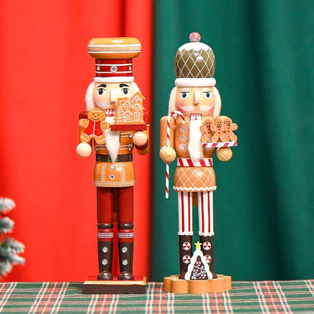 Lebkuchenmann Weihnacht Nussknacker, Weihnacht Nussknacker Soldat, Holz Weihnachtsgingerbread Dekora