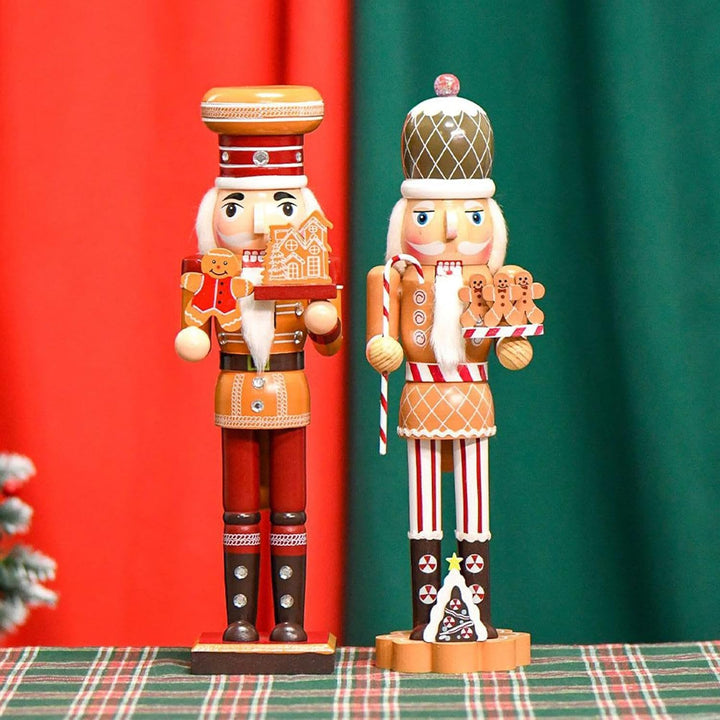 Lebkuchenmann Weihnacht Nussknacker, Weihnacht Nussknacker Soldat, Holz Weihnachtsgingerbread Dekora