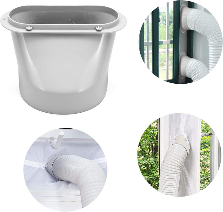 Klimaanlage Fensteradapter, Klimagerät Fenster Adapter, Abluftschlauch-Kit, Klimageräte-Zubehör für