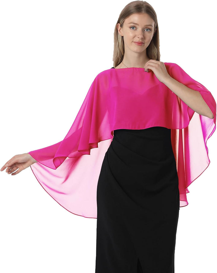 Hotshawl Damen Pashmina-Schal Einheitsgrösse Knallpink (Hot Pink), Einheitsgrösse Knallpink (Hot Pin