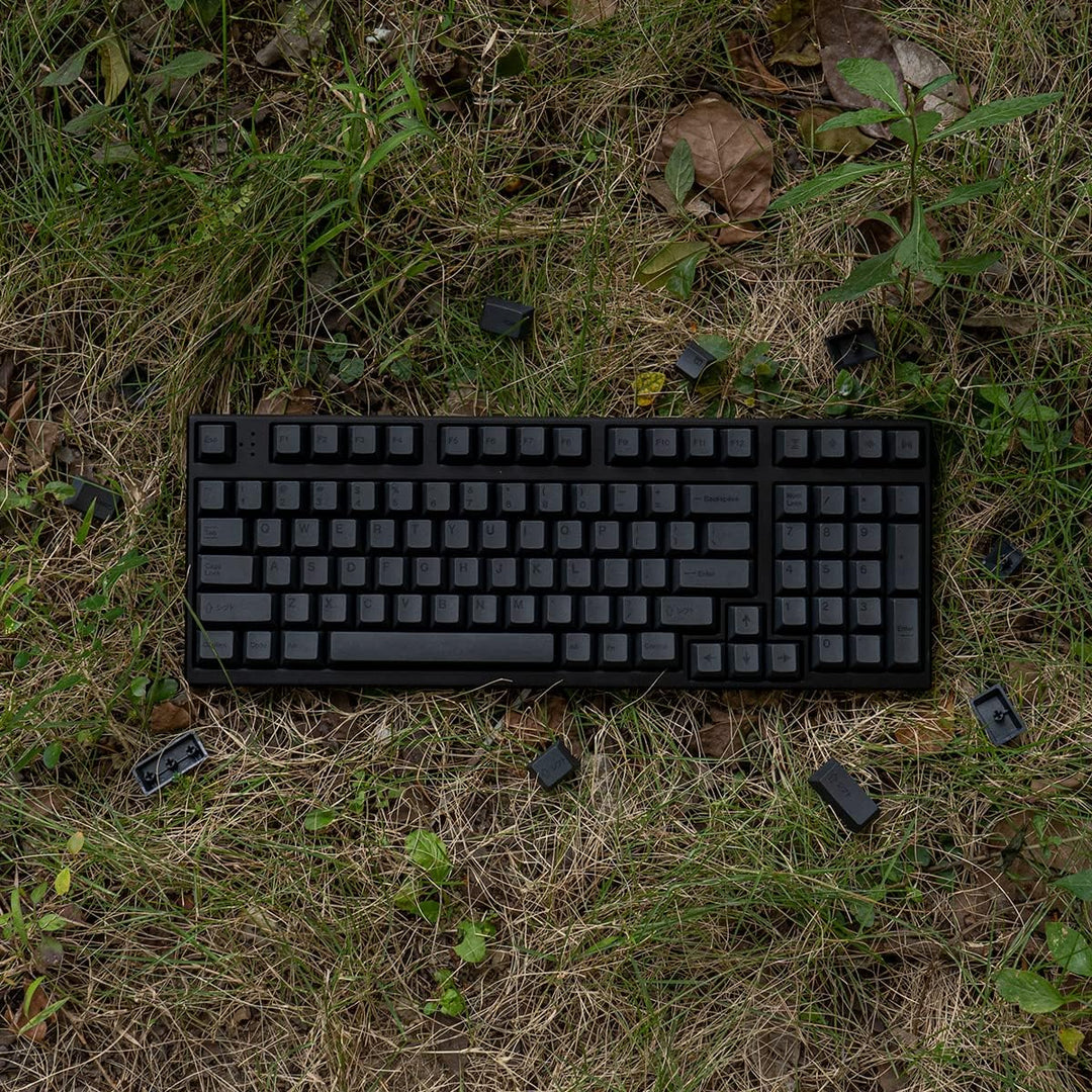 PBT Gray Keycaps Set 144 Tasten Cherry Profile DYE-Sub Custom ISO ANSI Keycaps für 61 64 87 104 108
