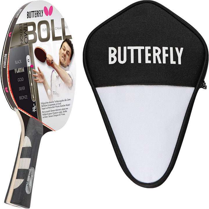 Butterfly® Timo Boll Platin 85025 Tischtennisschläger | Tischtennis Racket Bat Profi | Wettkampfschl