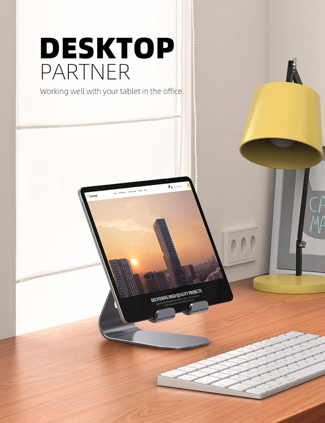 Lamicall Tablet Ständer Verstellbare, Tablet Halterung - Universal Halter, Halterung, Dock für 2024