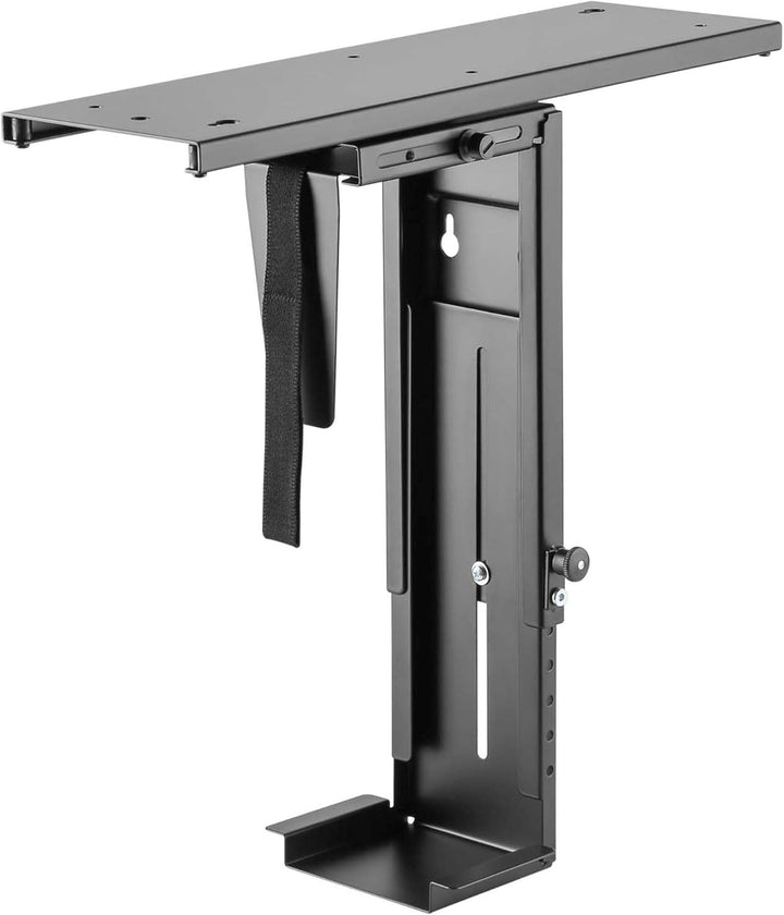 Wiltec Untertisch PC-Halterung mit Gleitschiene 360° Schwenkbar für Computer-Gehäuse bis 10kg, mit G