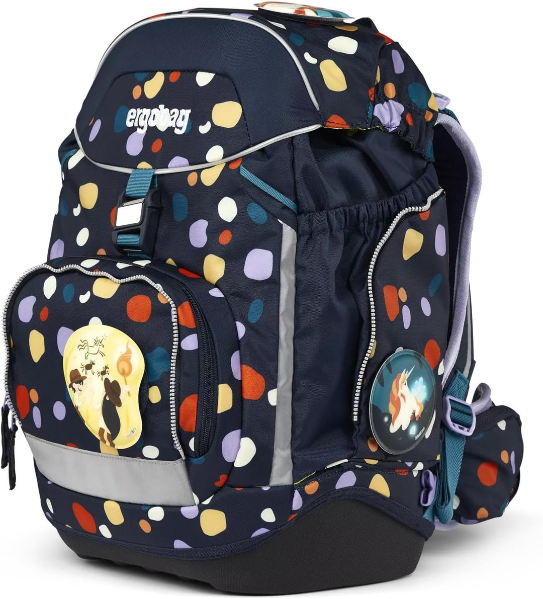 ergobag Pack Set ergonomischer Schulrucksack flexibel 6-teilig Set 1. Klasse Grundschule für Mädchen