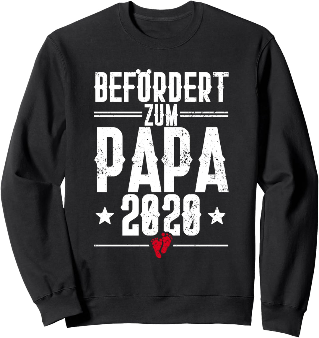 Befördert zum Papa 2020 Schwangerschaft Ankündigung Vater Sweatshirt