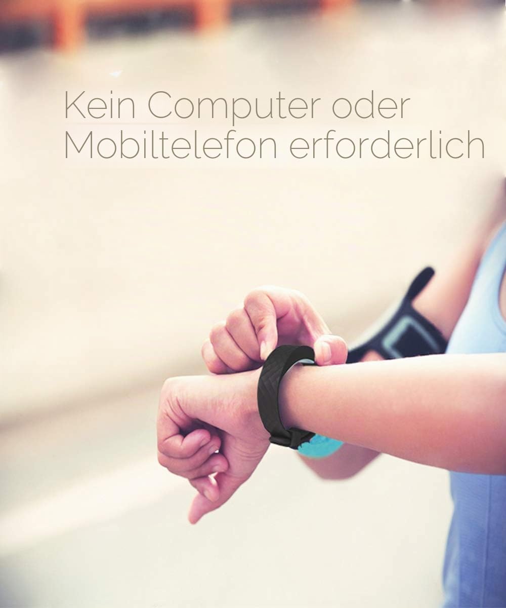e-vibra Töpfchen-Trainingsuhr - Silent Vibrating Alarm Reminder Watch für Kinder und Erwachsene - mi