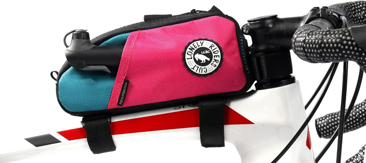 ULAC Rahmentasche für Fahrrad Trekking PRO | wasserdichte Materialien | 21x10x6 cm | Reissverschluss