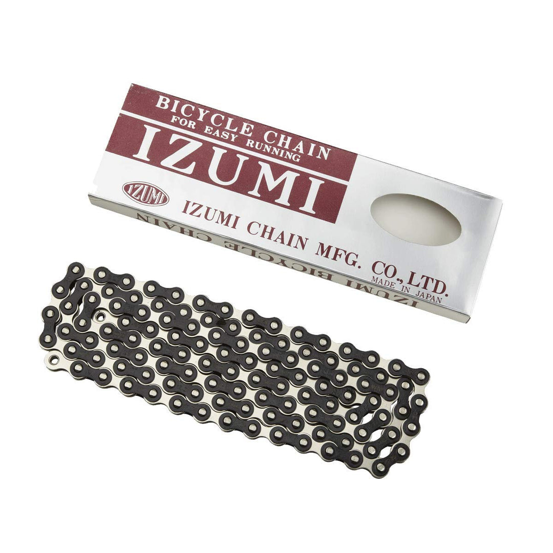 Izumi Silver/Black Standard-Kette 1/8 x 1/2 (116 Glieder), Silber/schwarz, Einheitsgrösse