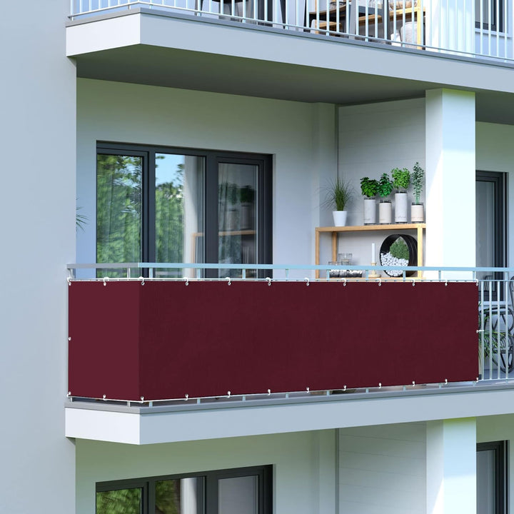 jarolift Balkonbespannung Basic, Balkon Sichtschutz Windschutz Sonnenschutz Balkon-Verkleidung, Wass