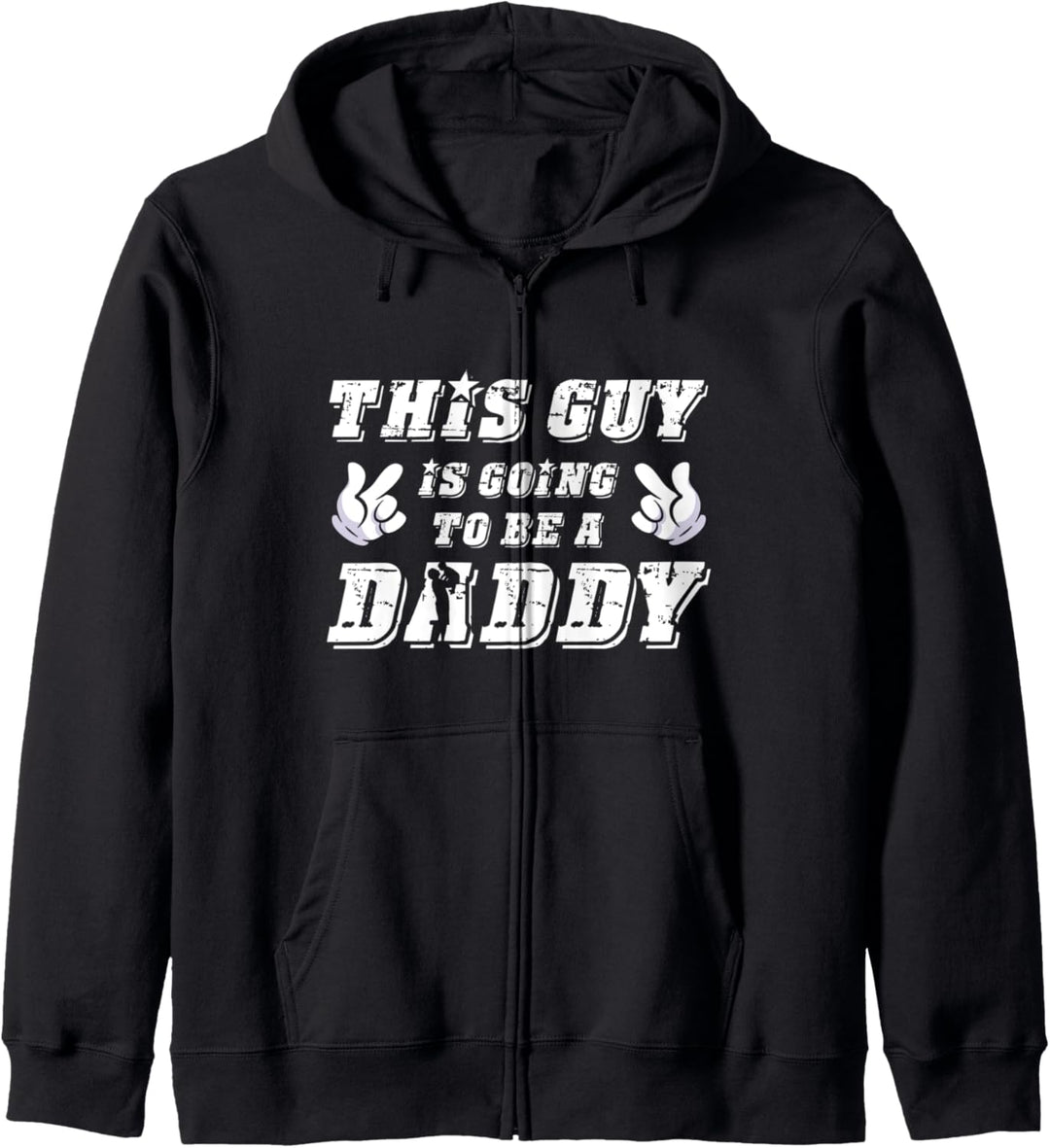 Future Daddy Papa Papa Poppa Neugeborenes Baby Kinder Stiefvater Kapuzenjacke