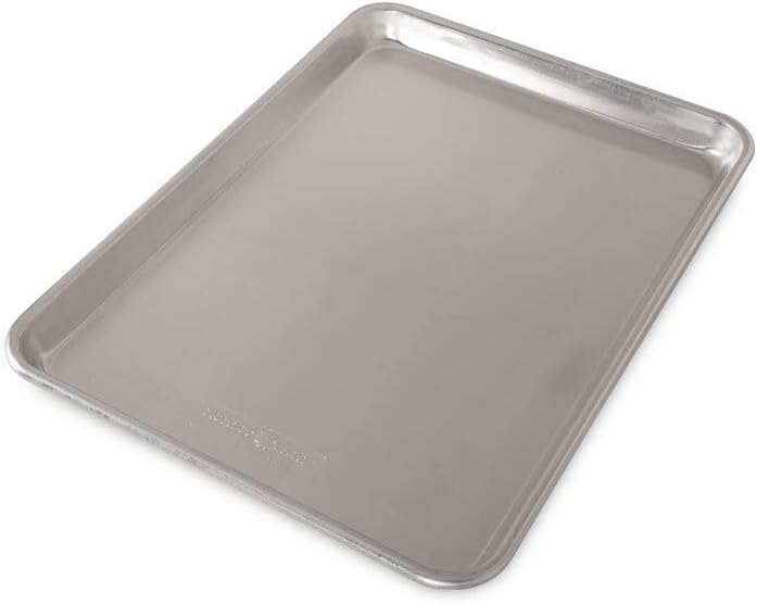 Nordic Ware 44800AMZM 44800 Backblech, 26,9 x 38,4 cm, Aluminium, Natürlich Natürlich Jelly Roll, 1-