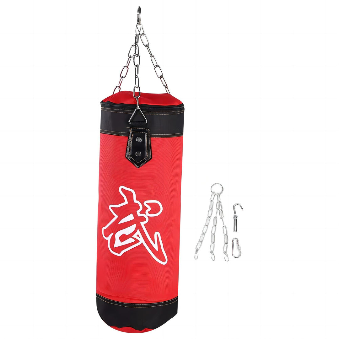 BORDSTRACT Boxsack zum Aufhängen für Zuhause, 60 cm Trainings-Boxsack für Erwachsene und Kinder, Ung