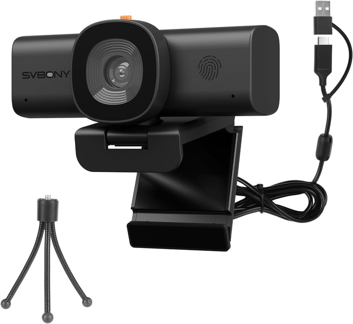 SVBONY SVN W1 2K/30fps pc Kamera für Zoom, Sitzungen Und Videoanrufe | Zwei in Einem Full HD Webcam