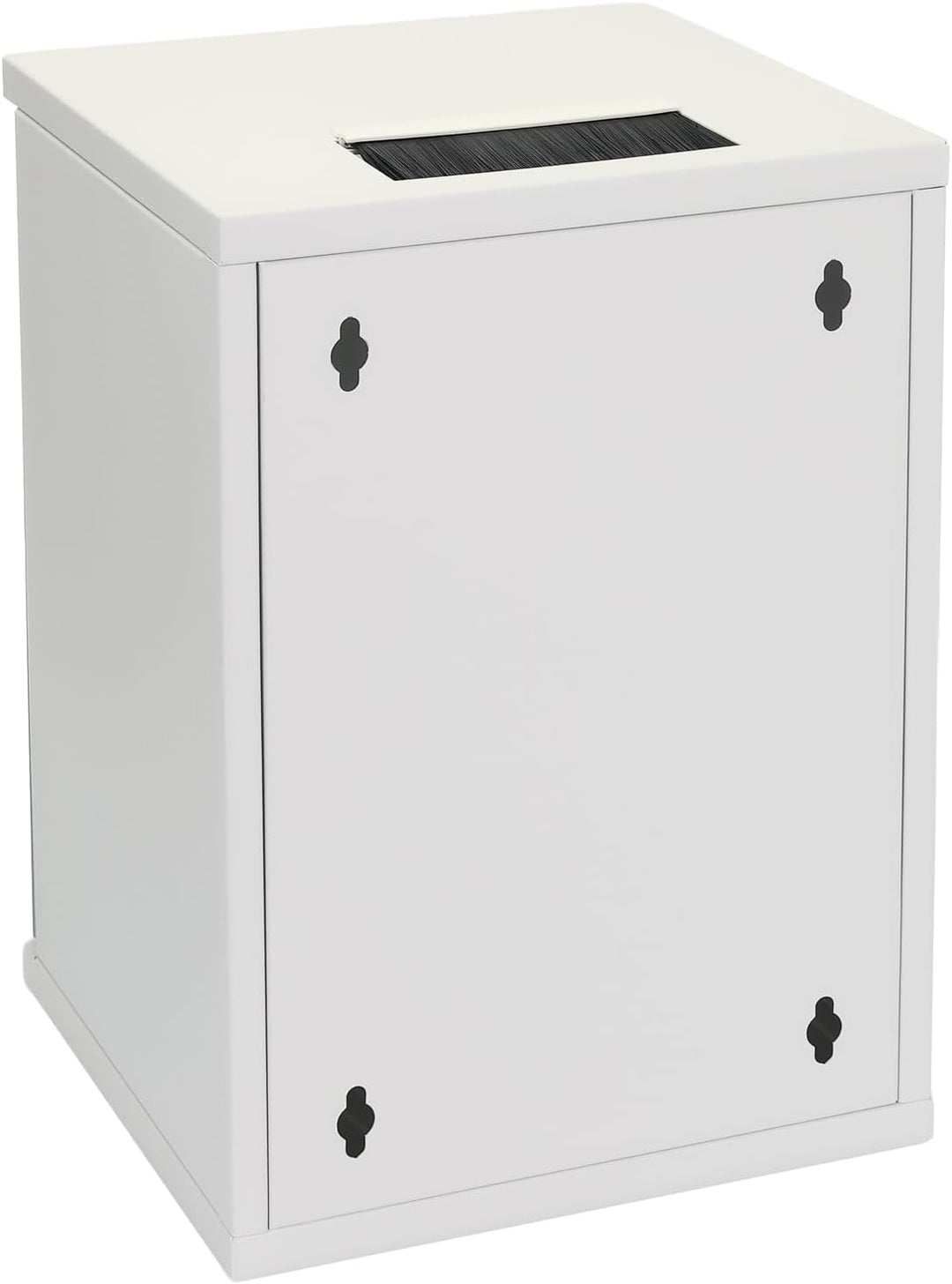 HMF 63409-07 Netzwerkschrank, Serverschrank 10 Zoll | 9 HE | 300 mm Tiefe | Voll montiert | Glastür