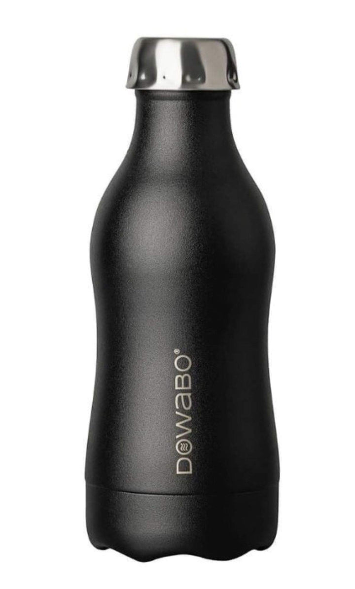 Dowabo Isolierflasche - Edelstahl Trinkflasche, BPA-frei, kohlensäuredicht, auslaufsicher - inklusiv