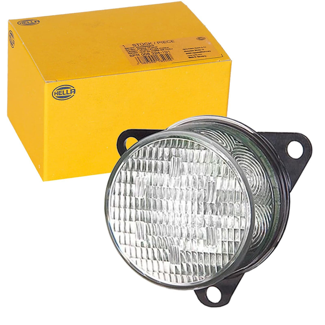 HELLA - Blinkleuchte - LED - 24V - Anbau/geschraubt - Lichtscheibenfarbe: glasklar - Kabel: 500mm -