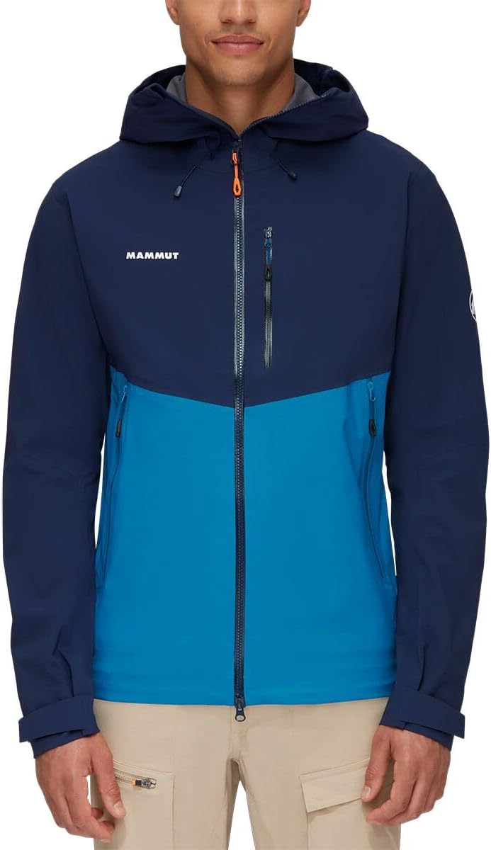 Mammut Herren Alto Guide Hs Hooded Jacket Men Hardshell Jackets (1er Pack) M deep ice-marine, M deep