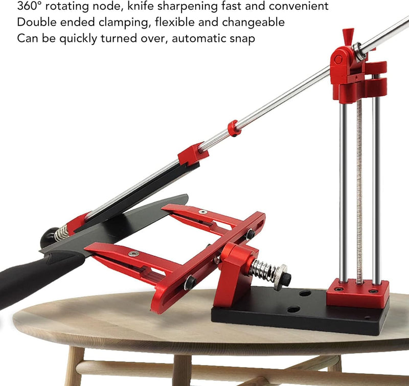 Messerschärfer-Kit, hohe Genauigkeit, schnelles Schärfen, umkehrbar, verstellbarer Messerschärfer, A