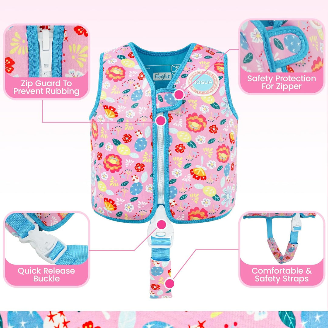 Zeraty Kleinkind Schwimmjacke - Leichte Kinder Schwimmweste - Schwimmhilfe für Kinder - Floating Bad