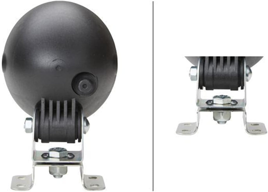 HELLA - Halogen-Arbeitsscheinwerfer - Mega Beam - 12/24V - Anbau/geschraubt - stehend/schwenkbarer M
