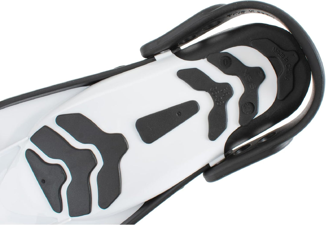 SEAC Vela Oh Kurze Flossen zum Schnorcheln und Schwimmen im Schwimmbad mit verstellbarem Riemen XS-S