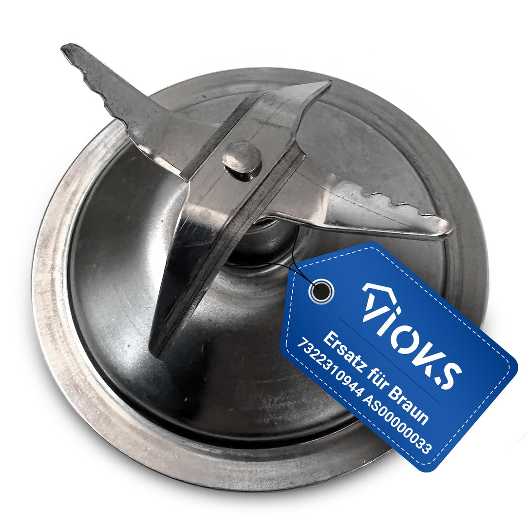VIOKS Messersatz Ersatz für für Braun 7322310944 AS00000033 Messereinsatz für Standmixer - Ersatztei