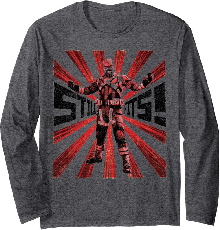 Marvel Black Widow Red Guardian Still Fits Langarmshirt
