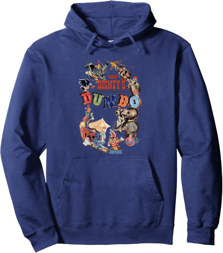 Disney Dumbo Vintage Movie Poster Pullover Hoodie