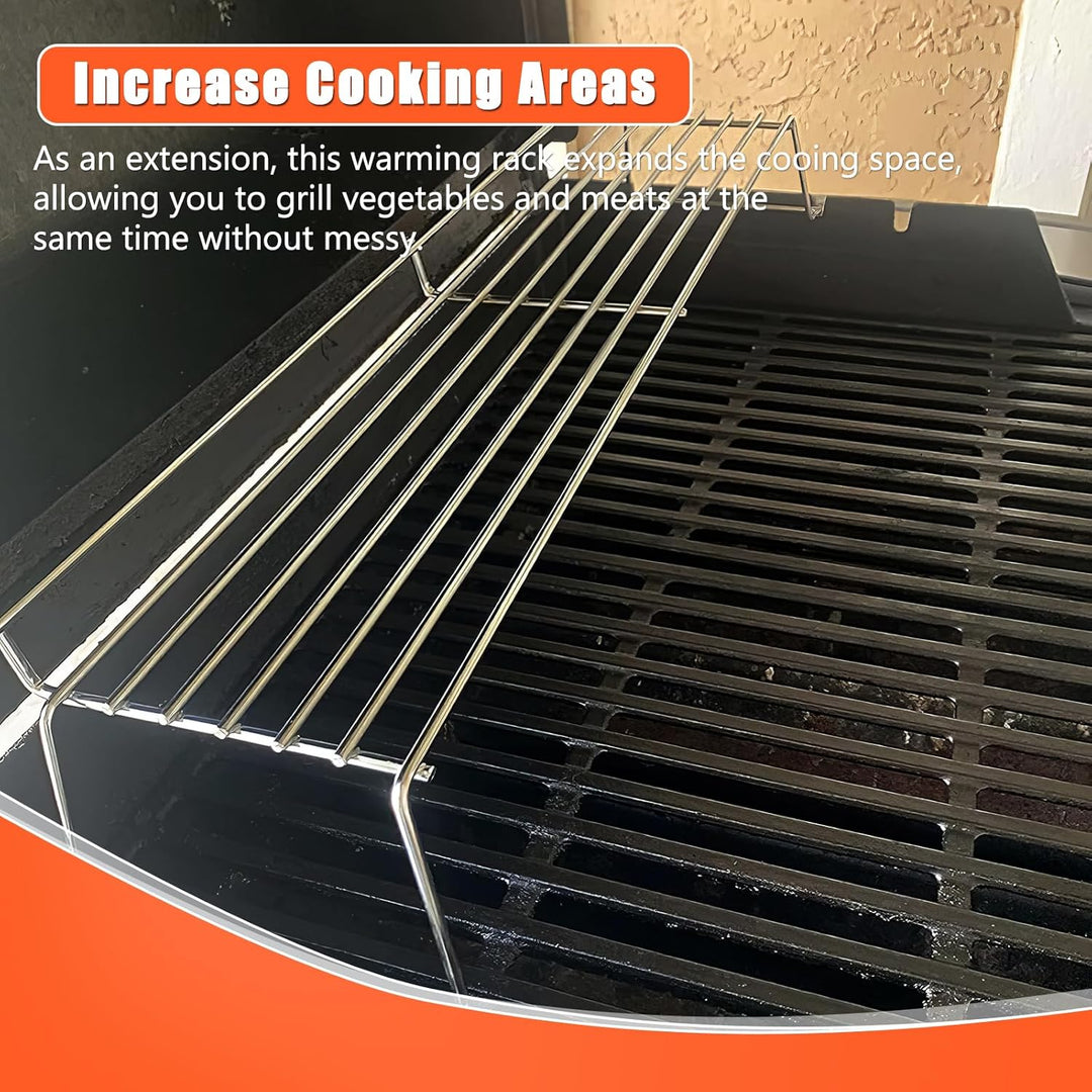 Denmay 65054 67,9CM Edelstahl Warmhalterost für Weber Genesis 300 Series E320 E330 S310 S320 S330 (2