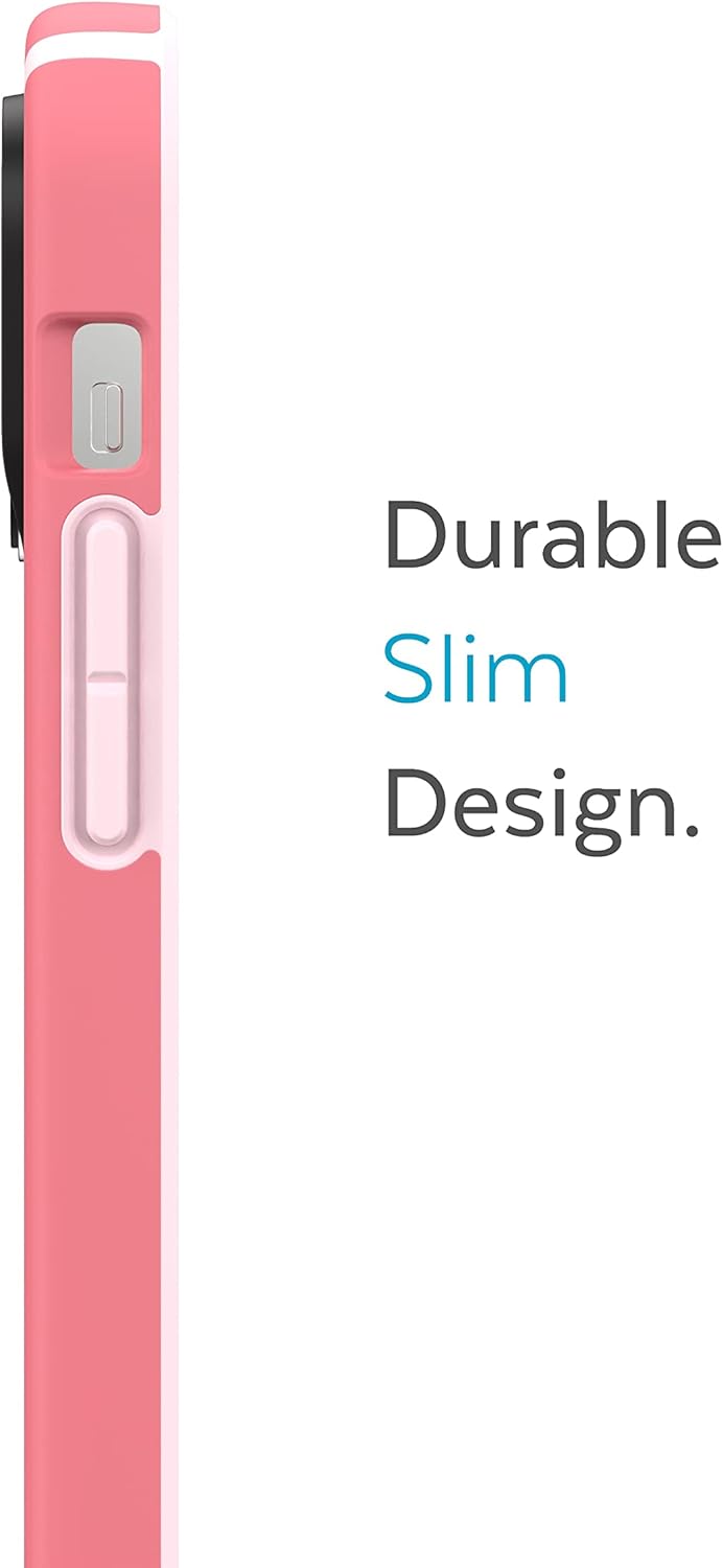 Speck Candyshell Pro Hülle für iPhone 14 Pro Max, Sweet Coral/Light Coral, Fallschutz, Kratzfest, ge