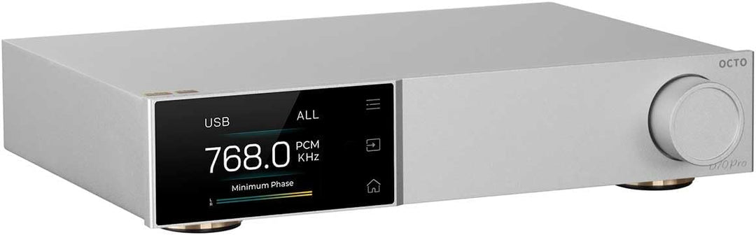 TOTAUDIO Topping D70 Pro Octo DAC stationär Bluetooth und Display, Bluetooth 5.1, LDAC, Aurora Inter