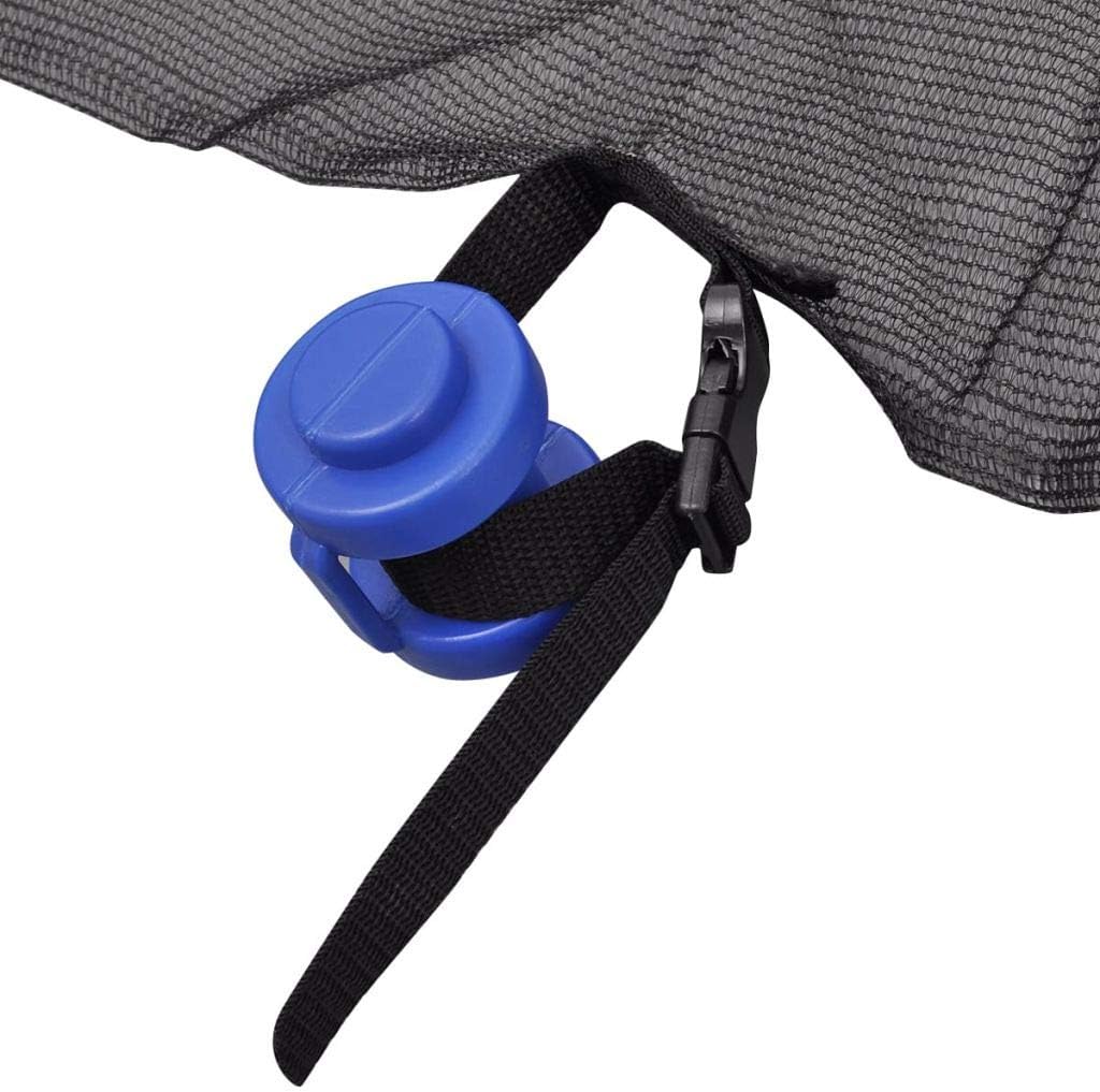 vidaXL Sicherheitsnetz PE Ersatznetz Fangnetz Trampolin Netz Garten 3,05-4,57m 3.66 m, 3.66 m