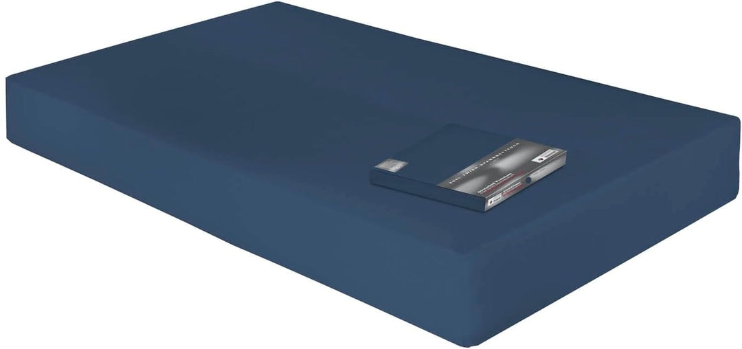 dormabell Premium Z Spannbetttuch, Farbe navy, 90/100 - 200/220 18 cm - 24 cm Hoch Navy 100 x 200 cm
