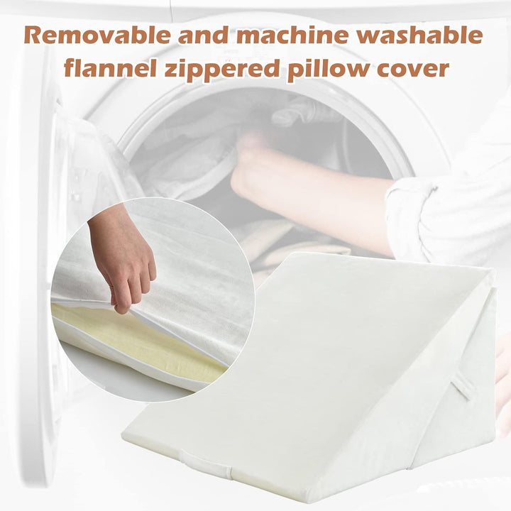 GIANTEX Keilkissen Bett Multifunktions-Keilkissen, Rückenkissen Memory Foam, Bücherkissen Lesekissen