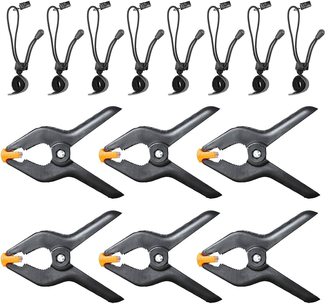 EMART Klemmzwingen Set, Klammern Fotohintergrund Gross und Hintergrund Klammer Halter für Fotowand H